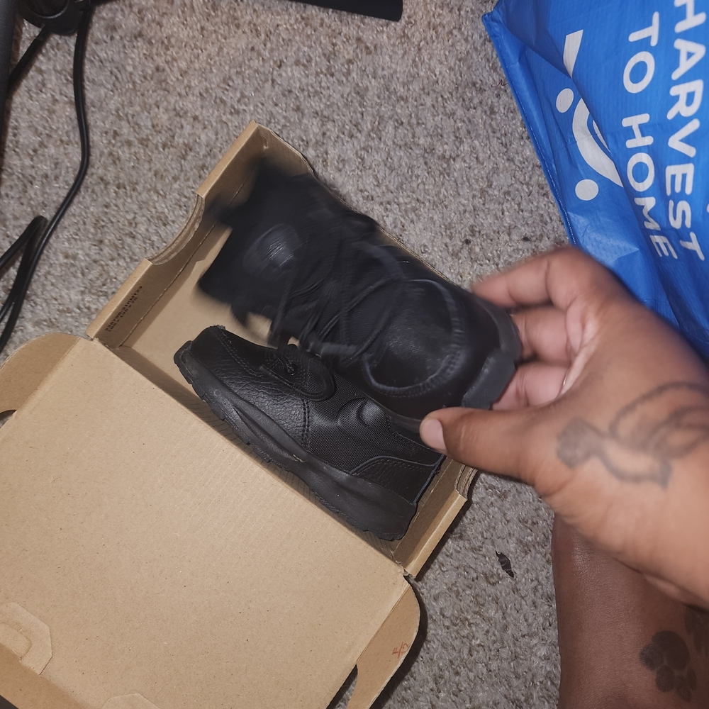 Nike Baby & Walker Black Infant Shoes